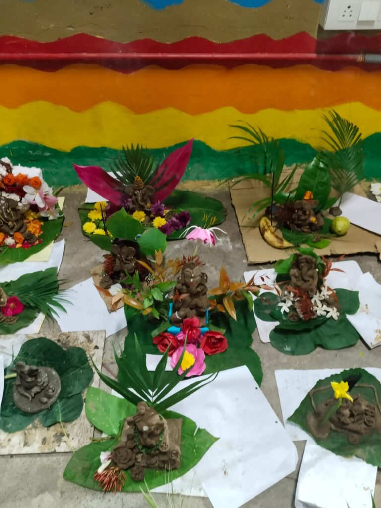 Ganesh Making - RISHI MS ENGINEERING - TOP COLLEGE IN TELANGANA