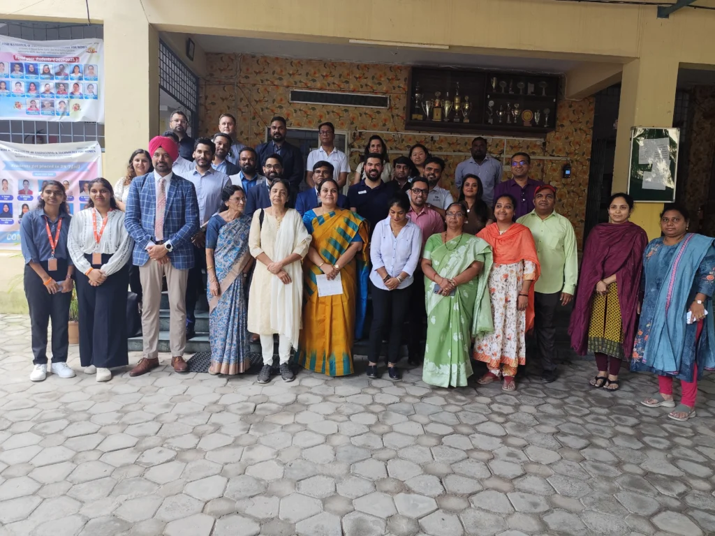 10/9/2025 - Rishi MS collaboration with Imperial Overseas, proudly hosted delegates from 18 international universities